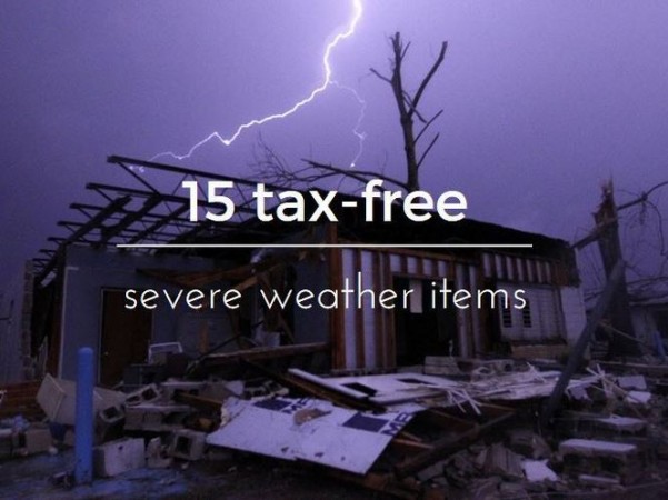 Texas Emergency Supplies Tax Free Weekend 2019