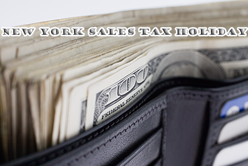 New York Sales Tax Holiday 2016 going on right now